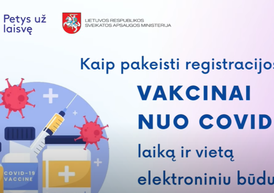 Kaip atšaukti registraciją vakcinai nuo COVID-19?