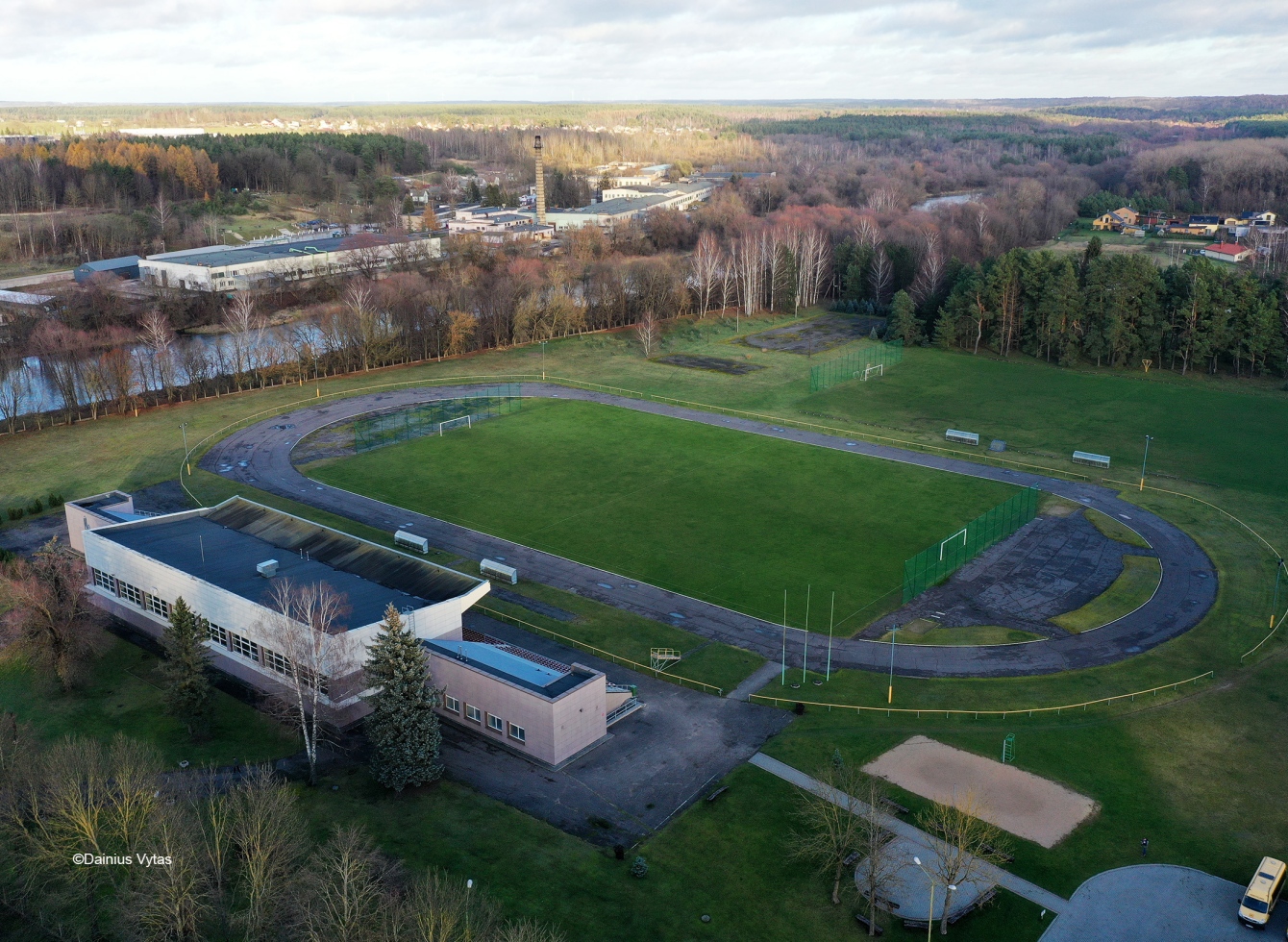 Stadiono vaizdas iš viršaus