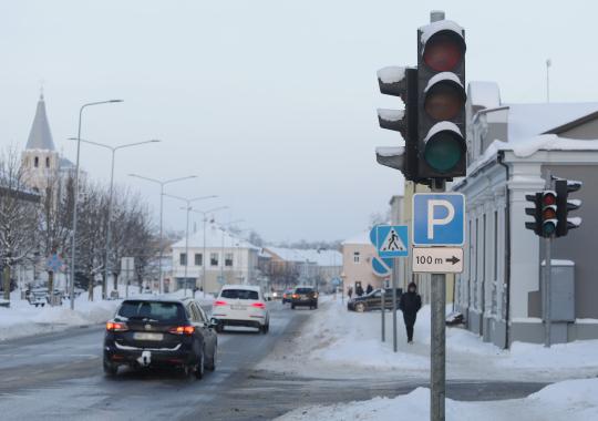 Šviesoforo gedimas gali apsunkinti eismą