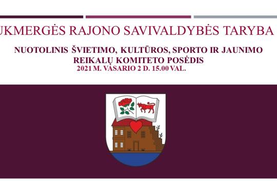 Savivaldybės ūkio komiteto nuotolinis posėdis
