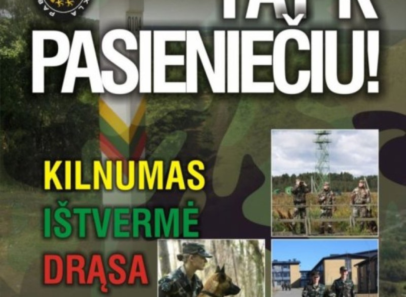 Pasieniečių mokykla kviečia mokytis ir įgyti pasieniečio profesiją