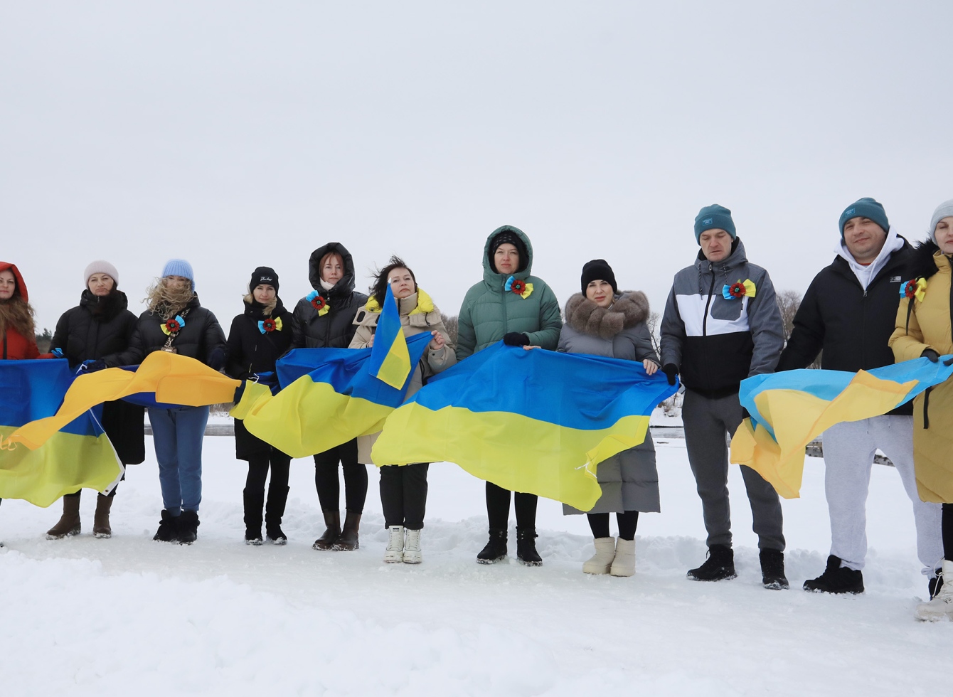 Ukrainiečių palaikymo akcijos akimirkos