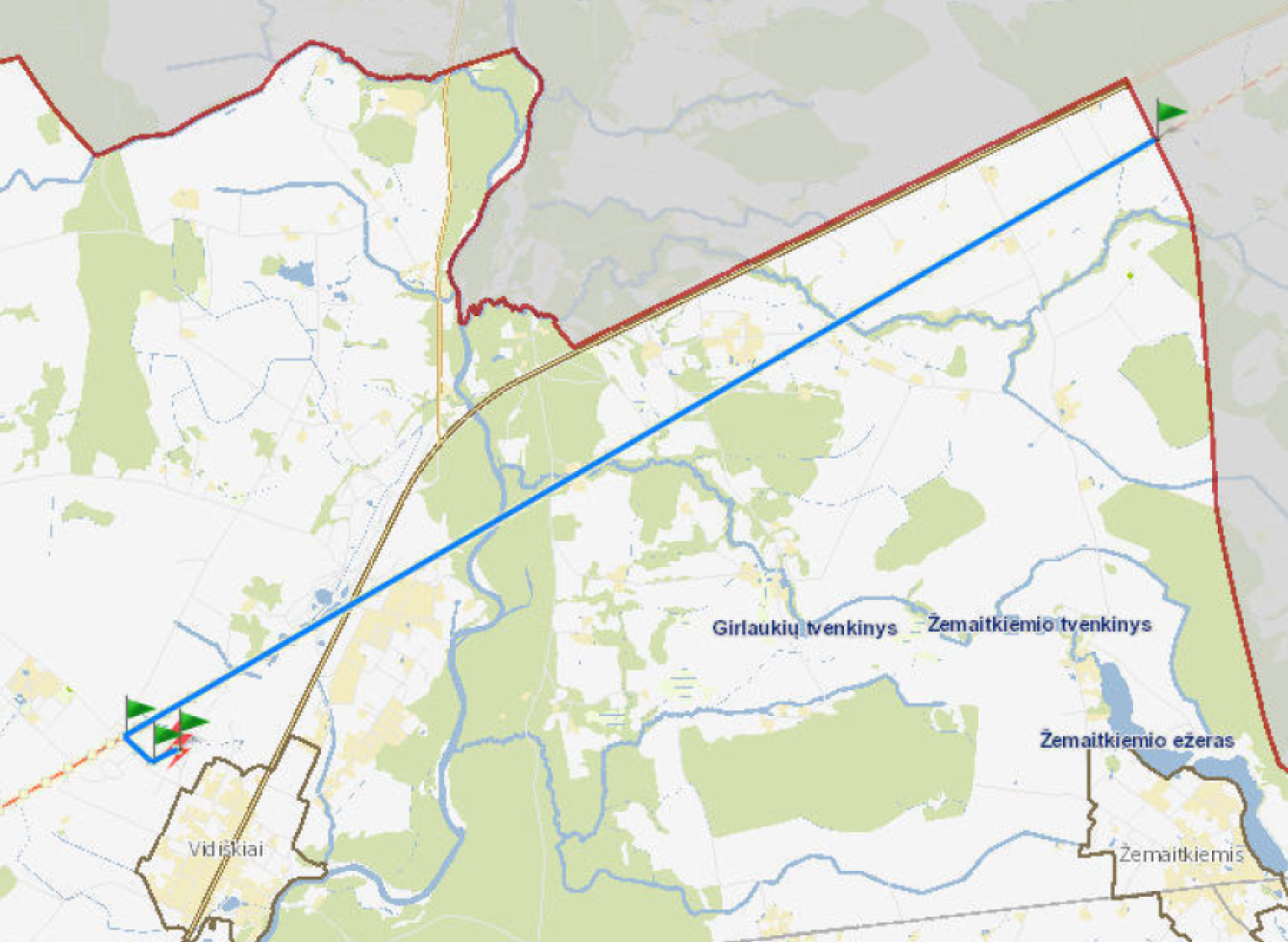 Informacinis pranešimas apie projektinius pasiūlymus (statinio esančio Anykščių r. ir Ukmergės r. dalis)