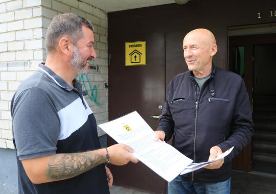 Žiedo gatvės daugiabutis nelaimės...