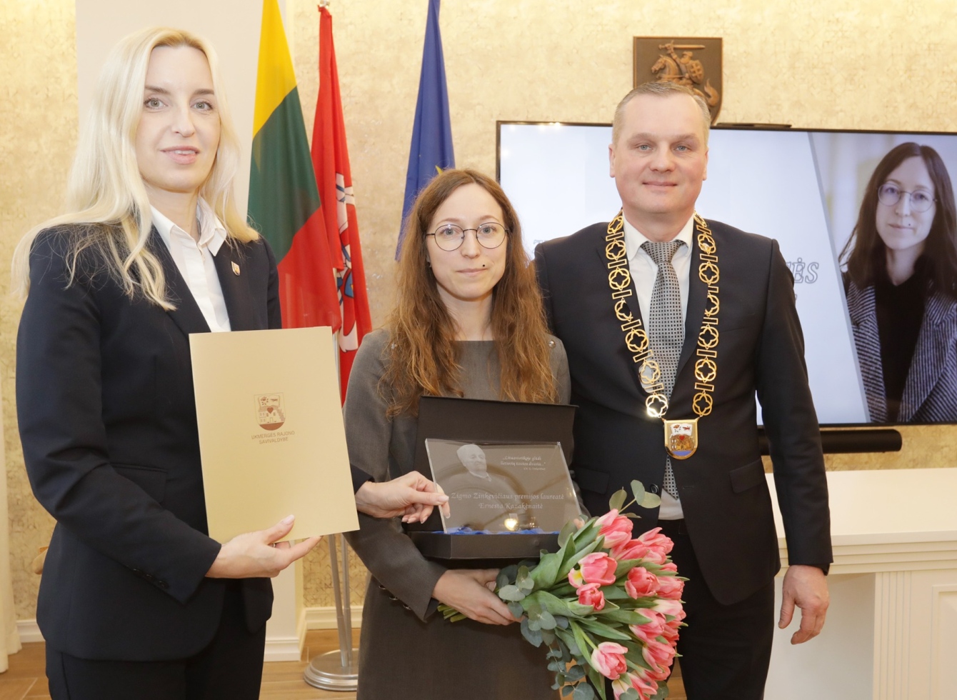 Zigmo Zinkevičiaus premijos laureatės pagerbimo šventės akimirkos