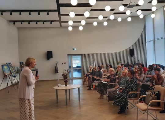 Konferencijoje kalbaTauragės rajono VVG pirmininkė Nijolė Tirevičienė