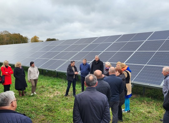 Saulės elektrinių parke organizuota Atvirų durų diena