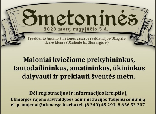 Informacija prekybininkams