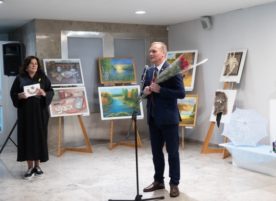 Ukmergiškių tautodailininkų kūrinių paroda Lietuvos Respublikos Seime