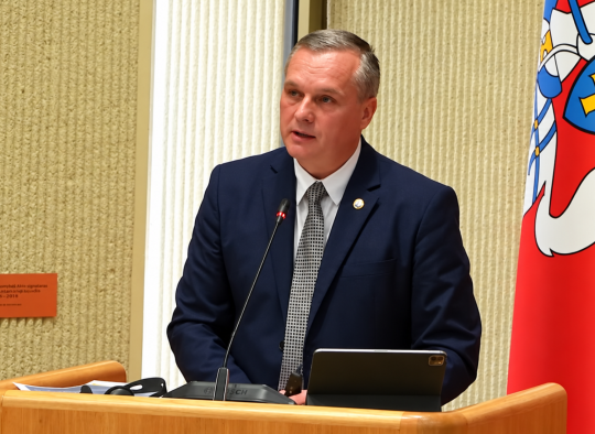 Meras Darius Varnas Seime pristatė savivaldybių patirtį stiprinant priedangų parengtį