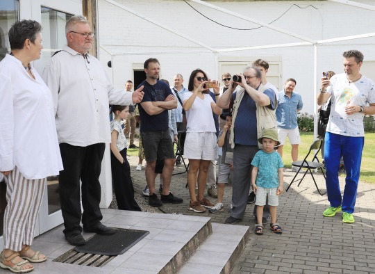 Akimirkos iš V. Ivinsko fotogrfijų parodos atidarymo