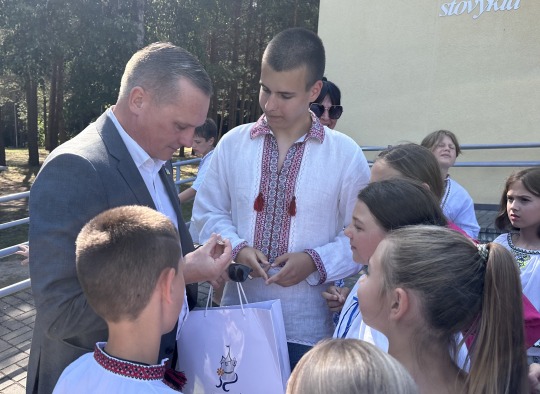 Ukmergės Veprių stovyklavietėje - trečius metus iš eilės ukrainiečių vaikų stovykla