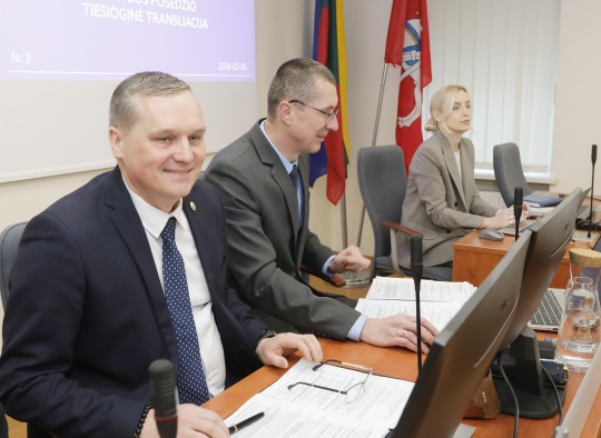 Posėdžio akimirkos