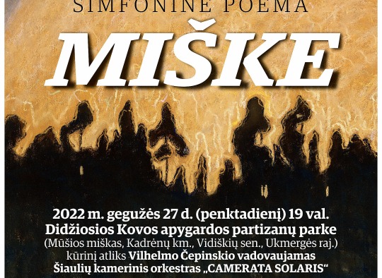 M. K. Čiurlionio simfoninė poema „Miške“
