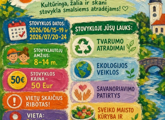 Stovykla „Sveikastogauk Ukmergėje!”