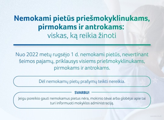 Plakatas - Nemokami pietūs 