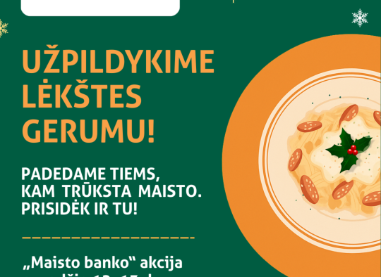 Tūkstančiai savanorių kviečia prisidėti: šį savaitgalį parduotuvėse vyks „Maisto banko“ akcija