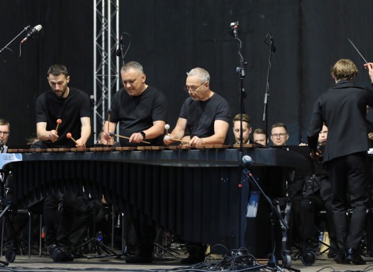 Tarptautinio perkusinės muzikos festivalio „Percussion Ukmergė 2024“ koncertas „Ritmo simfonija“