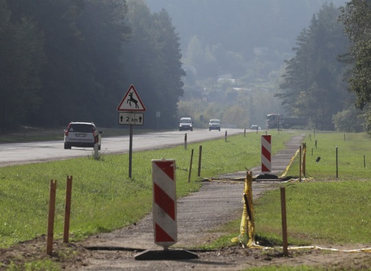 Prasidės pėsčiųjų ir dviračių tako atnaujinimo darbai