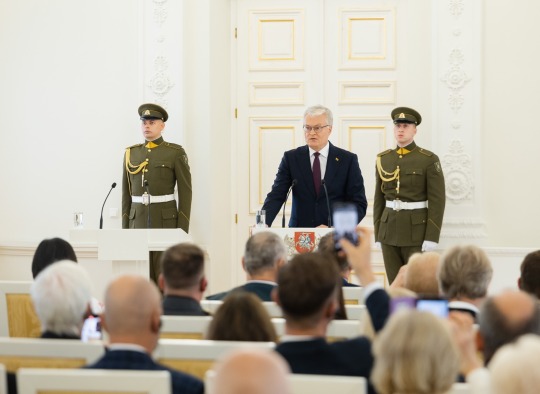 Apdovanojimų akimirka