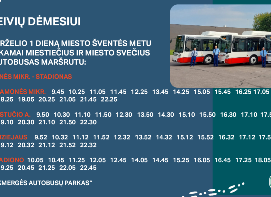 Autobusų grafikas