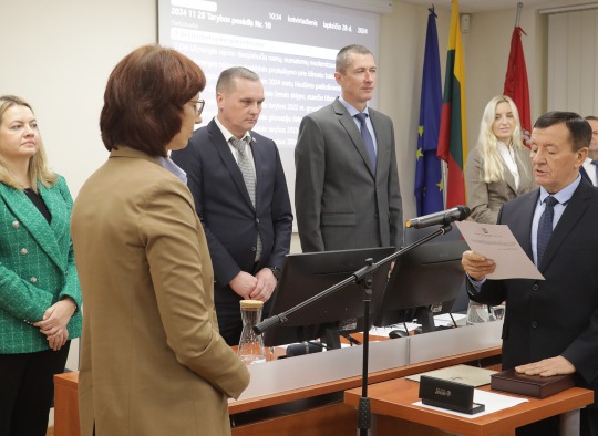 Posėdžio akimirkos