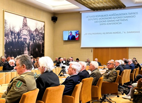 Savivaldybės atstovai dalyvavo monsinjoro A. Svarinsko gimimo 100-mečio paminėjime