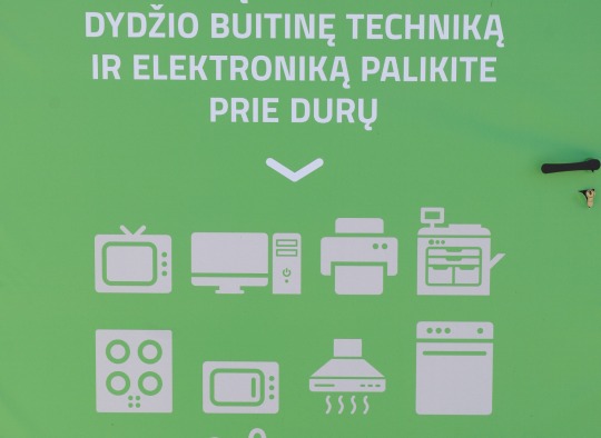 Ant žaliojo namelio skelbiama informacija