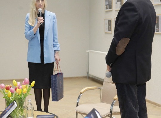 Knygos „Diplomatinė misija: nuo Skuodo iki Baltųjų rūmų“ pristatymo akimirkos