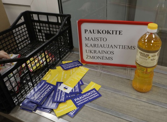 Ukmergiškiai su meile ir dosniai aukojo ukrainiečiams