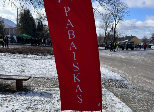 Vasario 16-osios tradicinio bėgimo „Pabaiskas-Ukmergė“ akimirkos