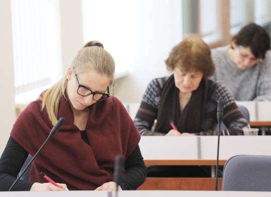 Ukmergiškiai rašė Nacionalinį diktantą