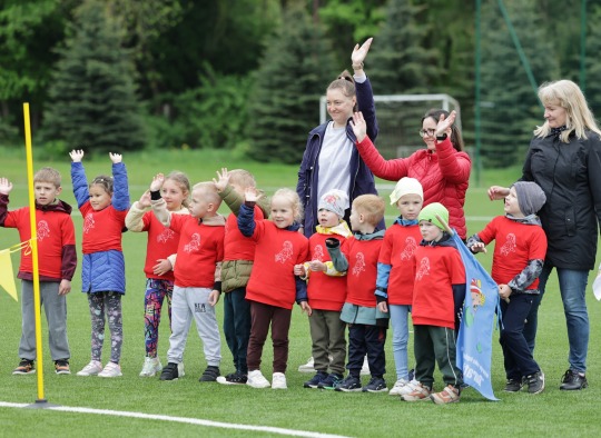 Mažųjų ukmergiškių sporto šventėje buvo daug šypsenų ir judesio 