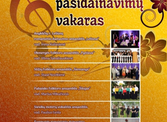 Romansinių pasidainavimų vakaras prie piliakalnio