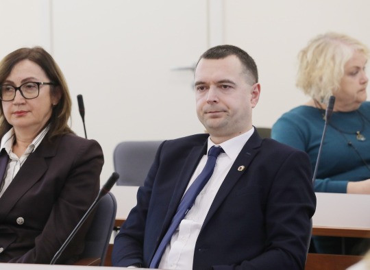 Tarybos posėdžio akimirkos