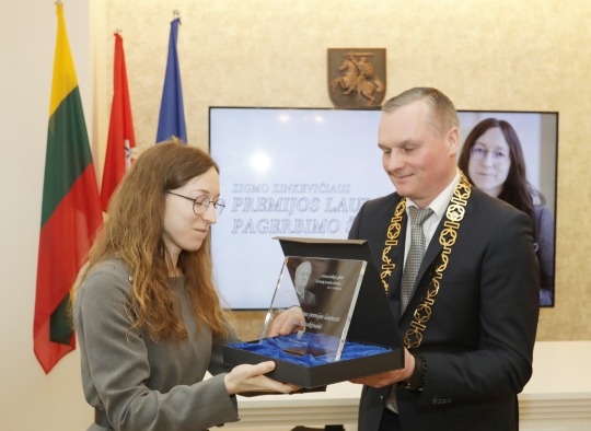 Zigmo Zinkevičiaus premijos laureatės pagerbimo šventės akimirkos