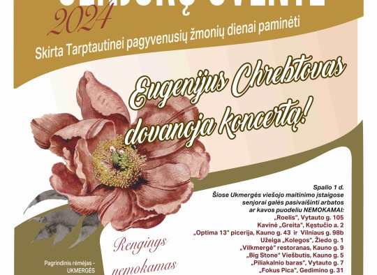 Spalio mėnesio renginiai Ukmergėje ir rajone