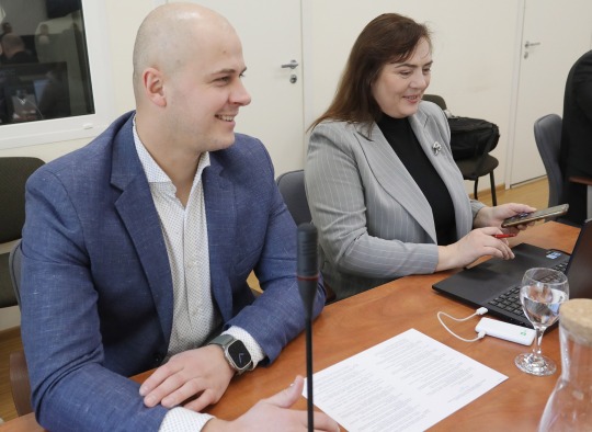 Tarybos posėdžio akimirkos