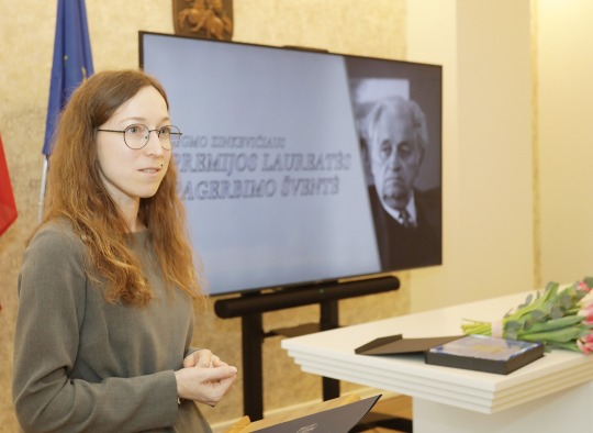 Zigmo Zinkevičiaus premijos laureatės pagerbimo šventės akimirkos