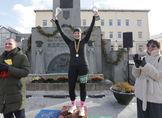 Vasario 16-osios tradicinio bėgimo „Pabaiskas-Ukmergė“ akimirkos