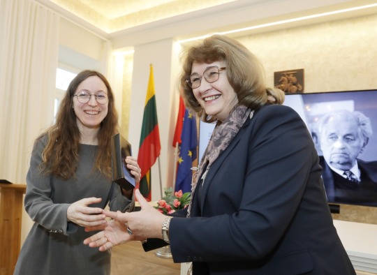 Zigmo Zinkevičiaus premijos laureatės pagerbimo šventės akimirkos