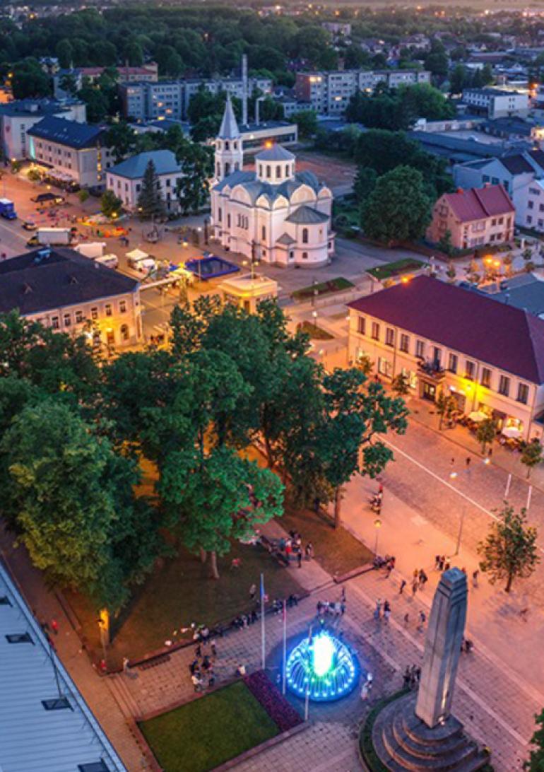 Ukmergė - carefully managed and rapidly modernising town