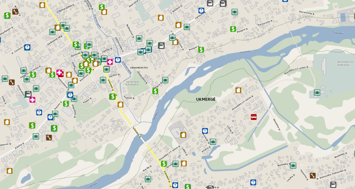 Ukmergė District - maps