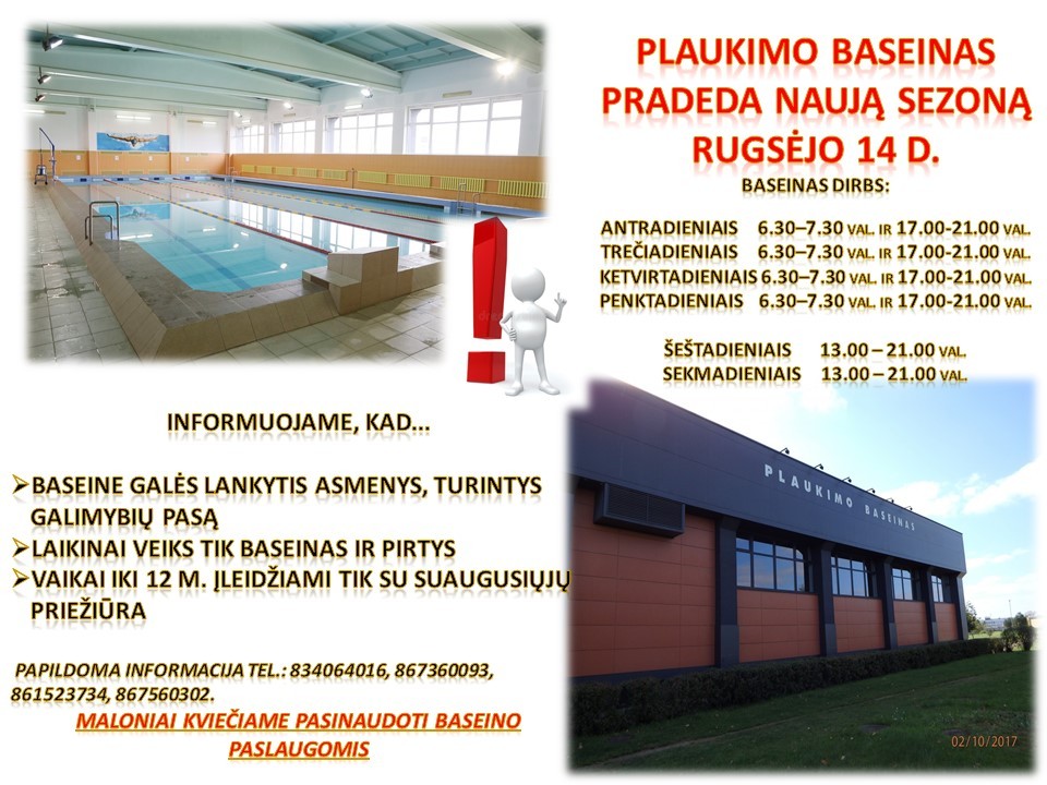 Naujas sezonas Ukmergės plaukimo baseine