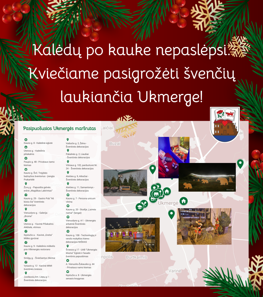 Kalėdinis Ukmergės maršrutas