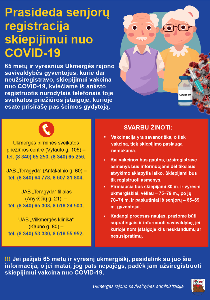 Registracija vakcinai