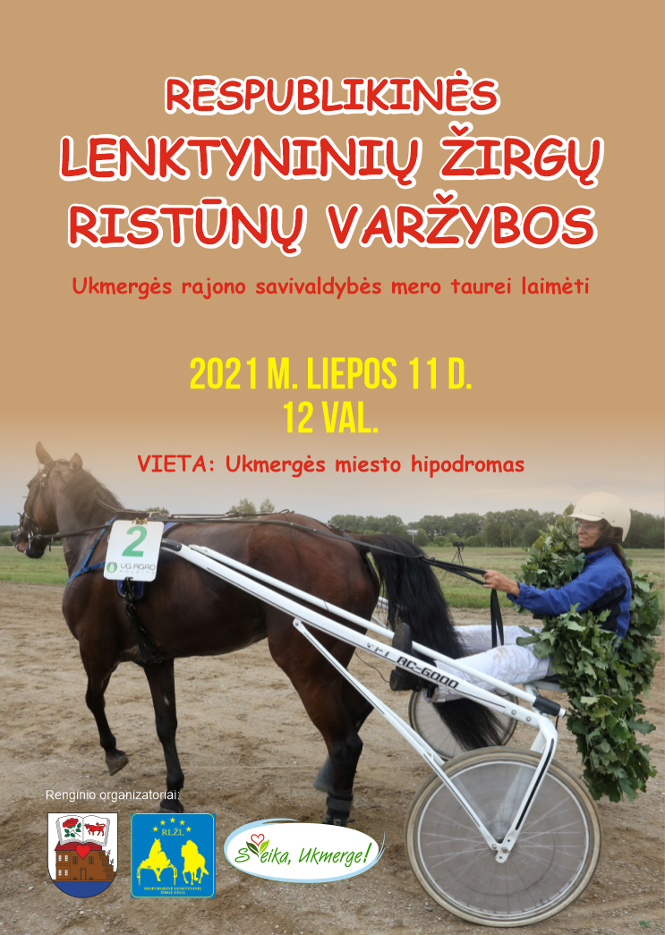 Lenktynės vyks Ukmergės hipodrome
