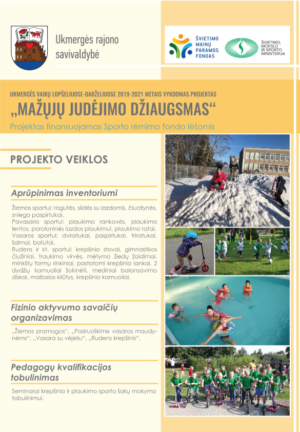 "Mažųjų judėjimo džiaugsmas" 